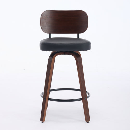 Aina Swivel Walnut Dining Chair