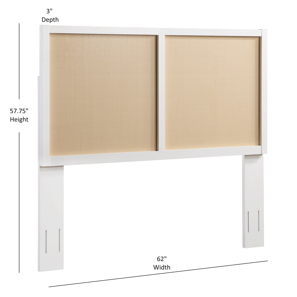 Truls Cane Queen Bed Frame