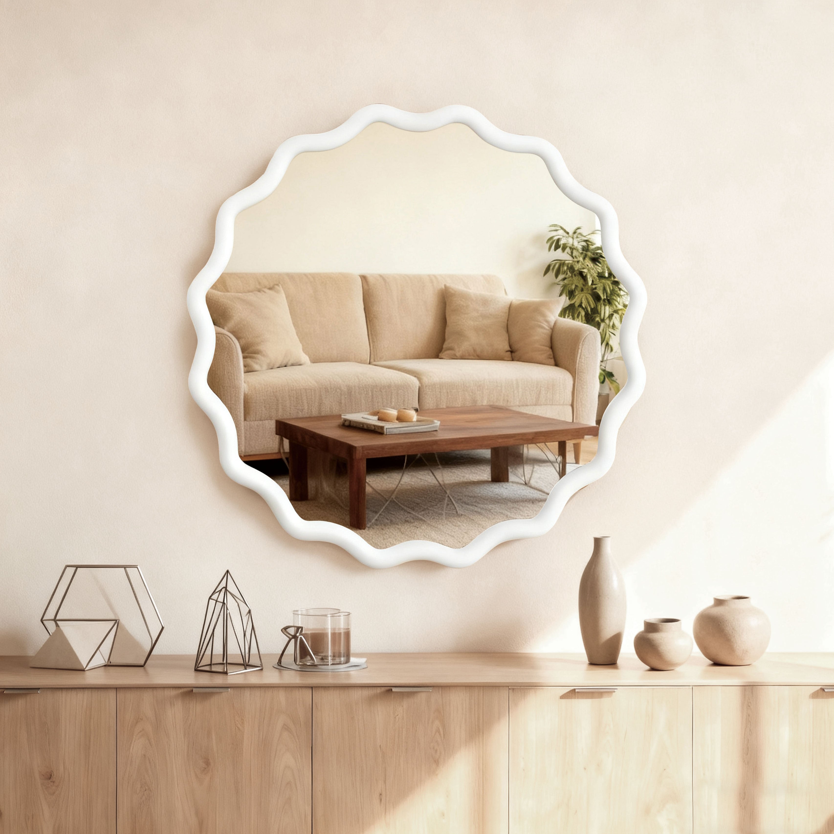 Grete Wavy Wall Mirror