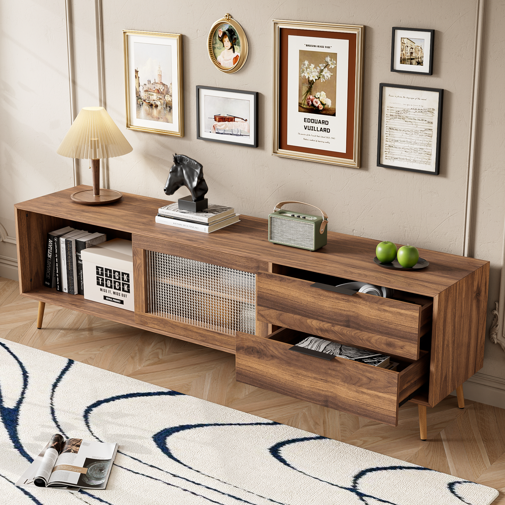 Ulla Storage Solid Wood TV Stand