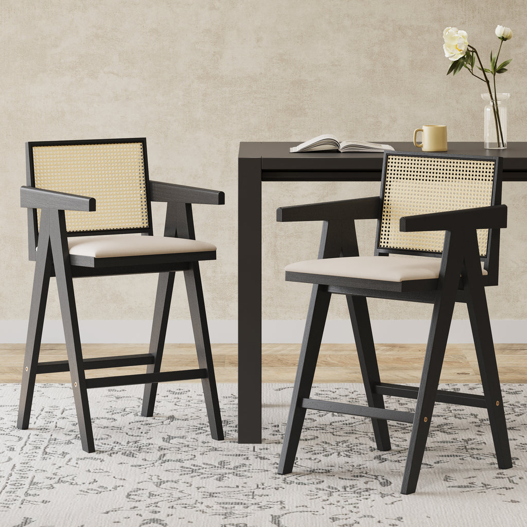 Birger Rattan Bar Stool
