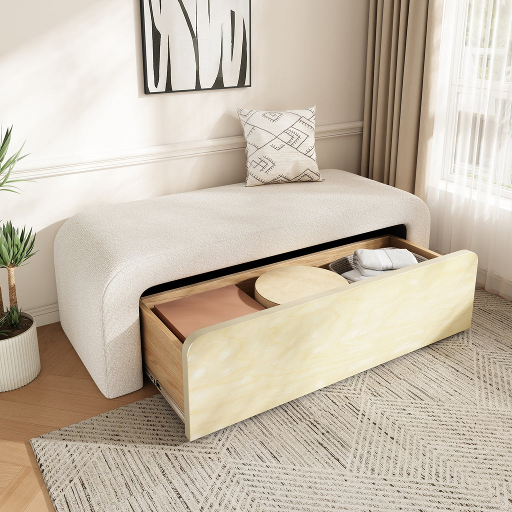 Siv Boucle Ottoman