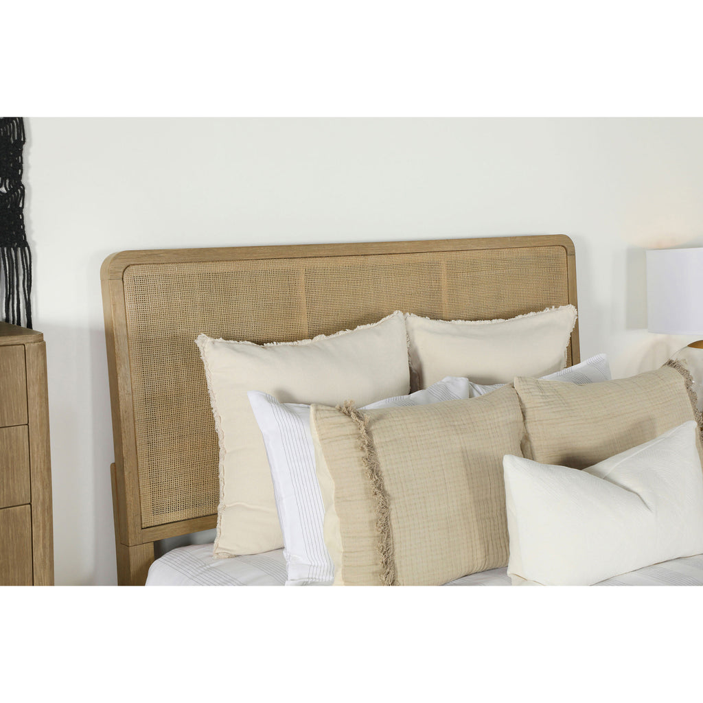 Thora Cane Queen Bed Frame