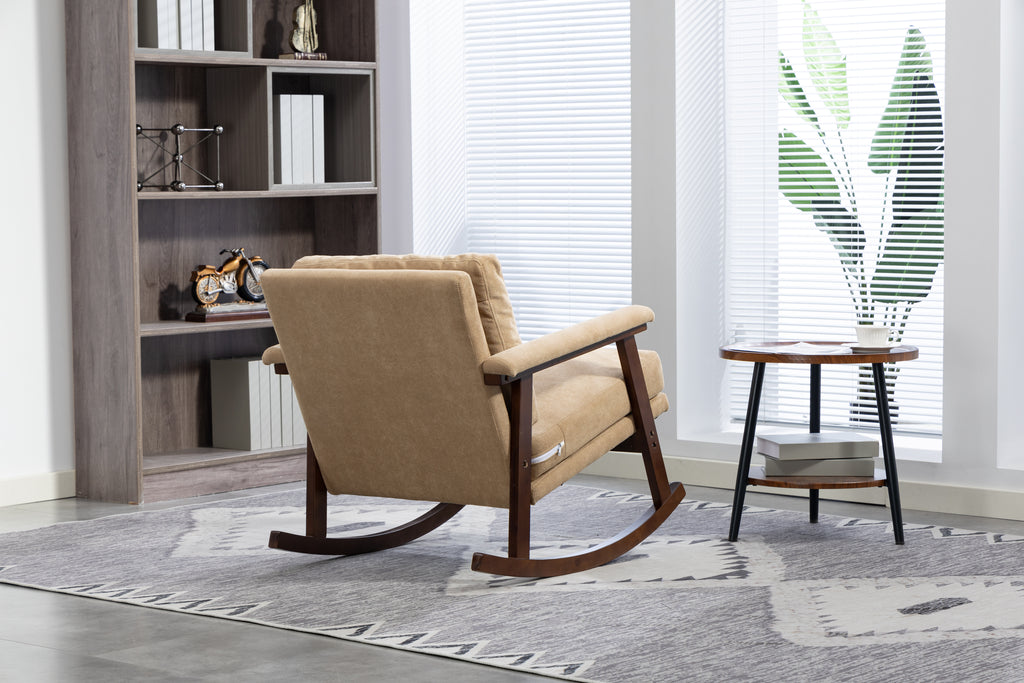 Gitte Velvet Rocking Chair