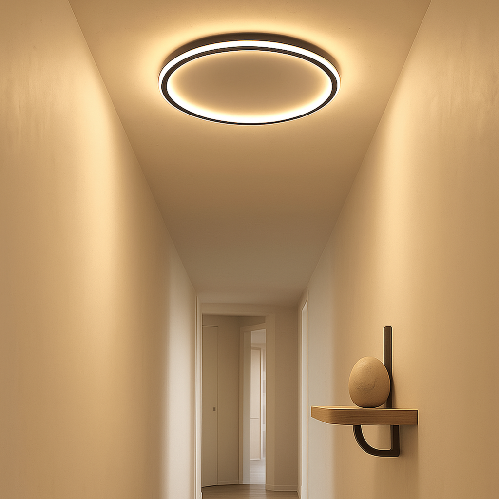 Ronde led-plafondlamp met afstandsbediening