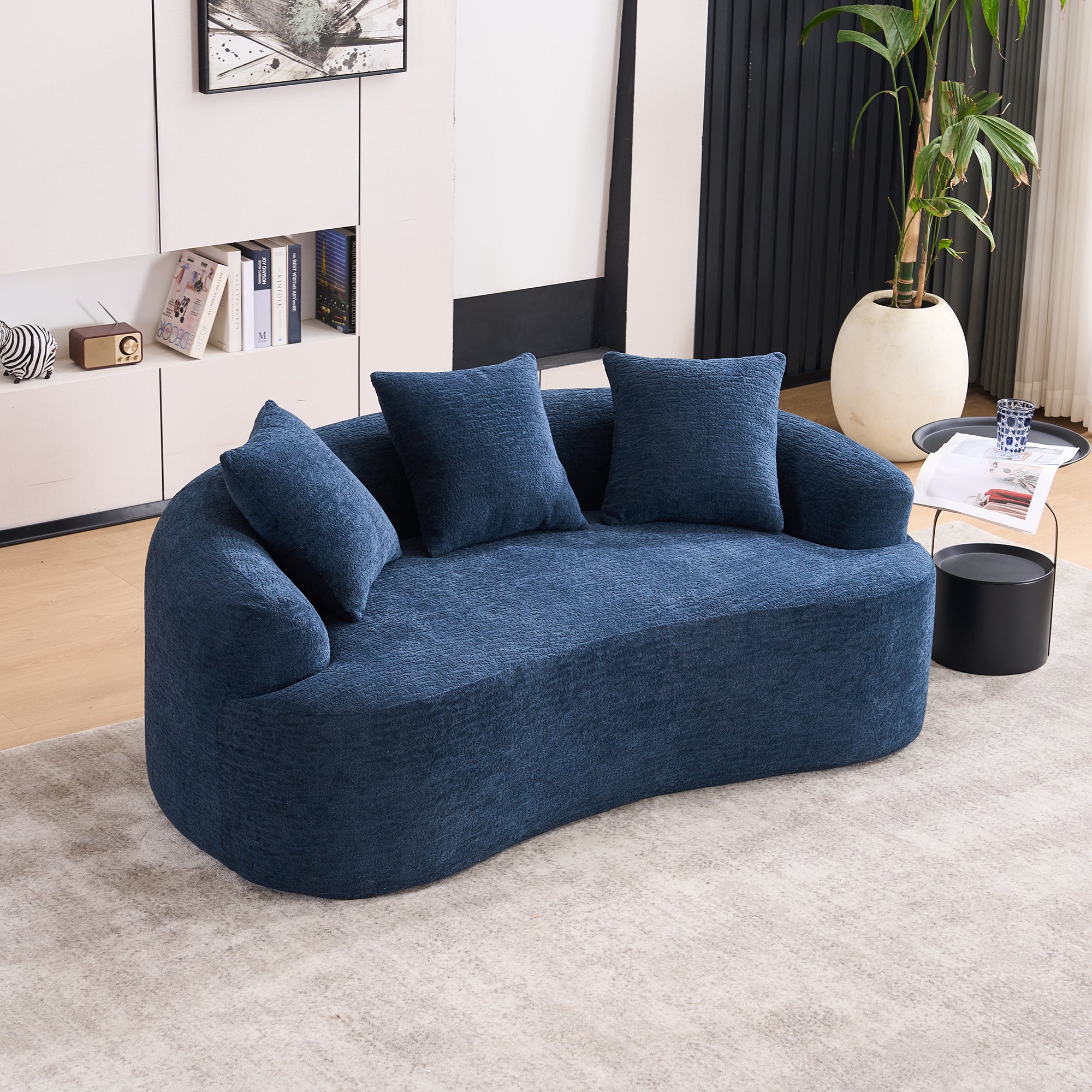 Greta Curved 65" Sofa