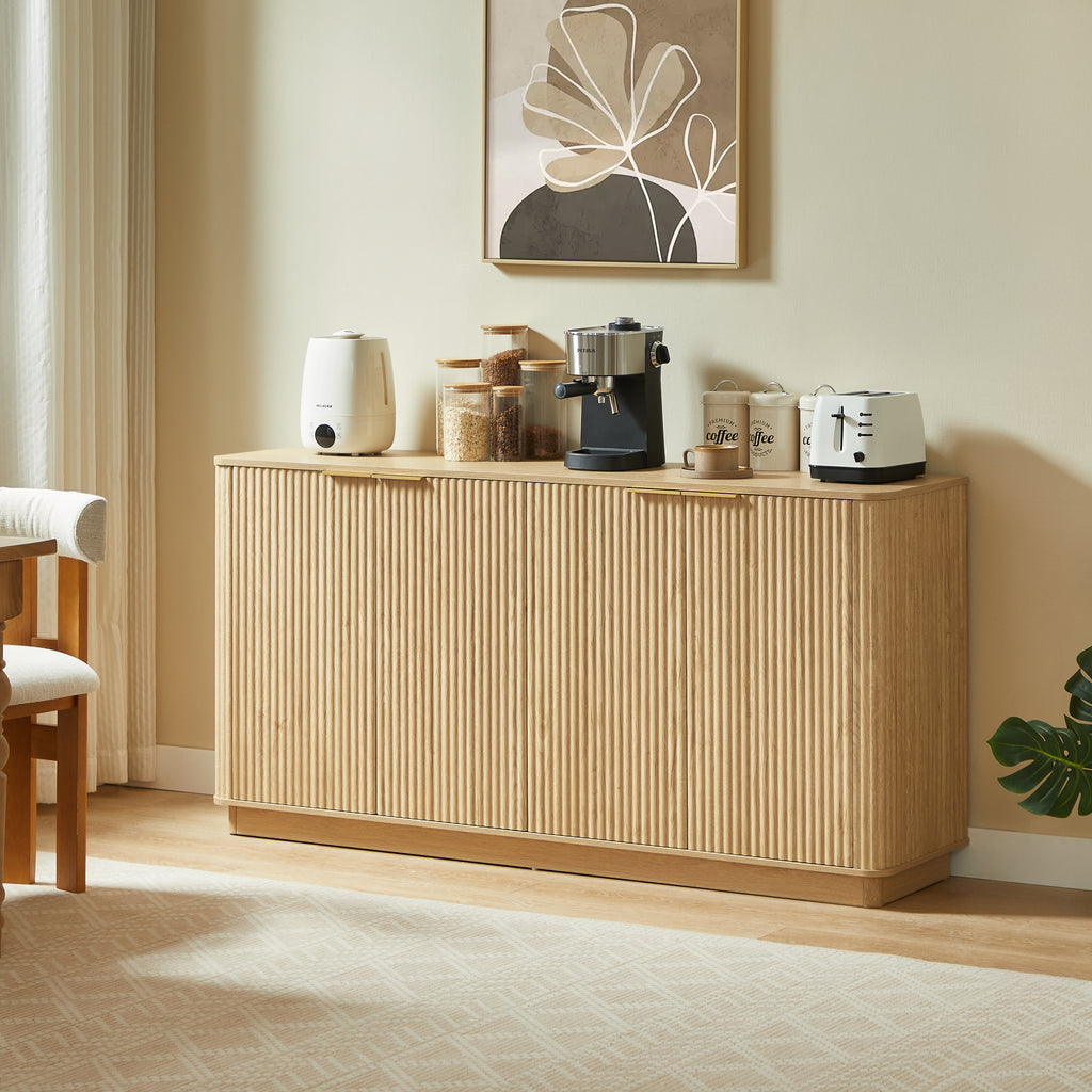Nanna Curved Oak Sideboard