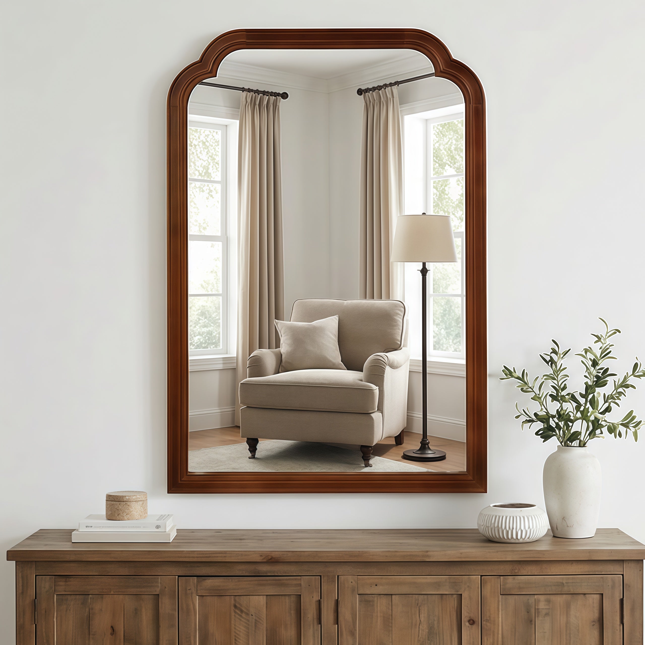 Yann Round Wall Mirror