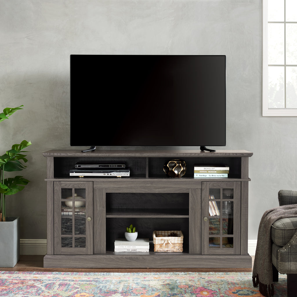 Hakon Storage Walnut TV Stand