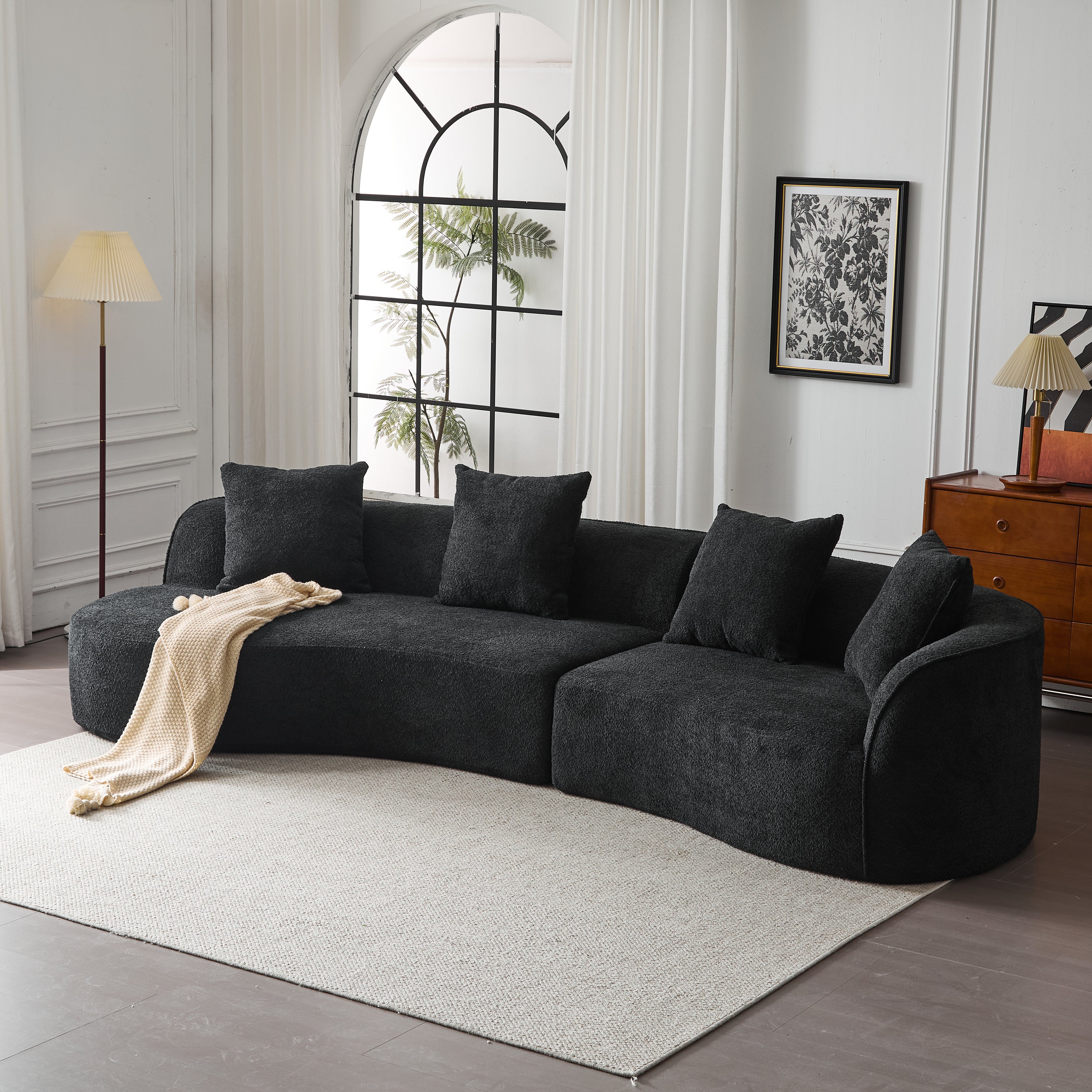 Hjalmar Curved Sectional Sofa