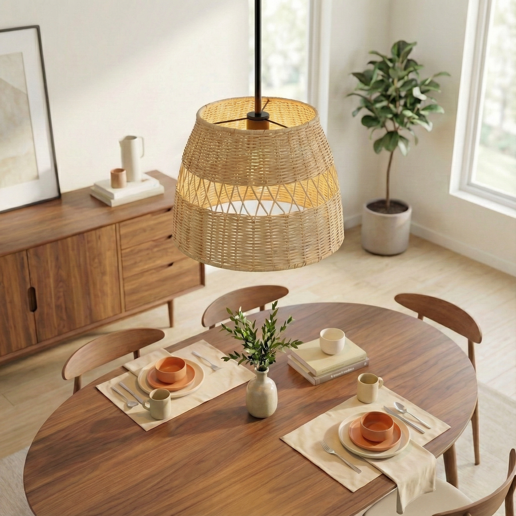 Yria Rattan Pendant Light