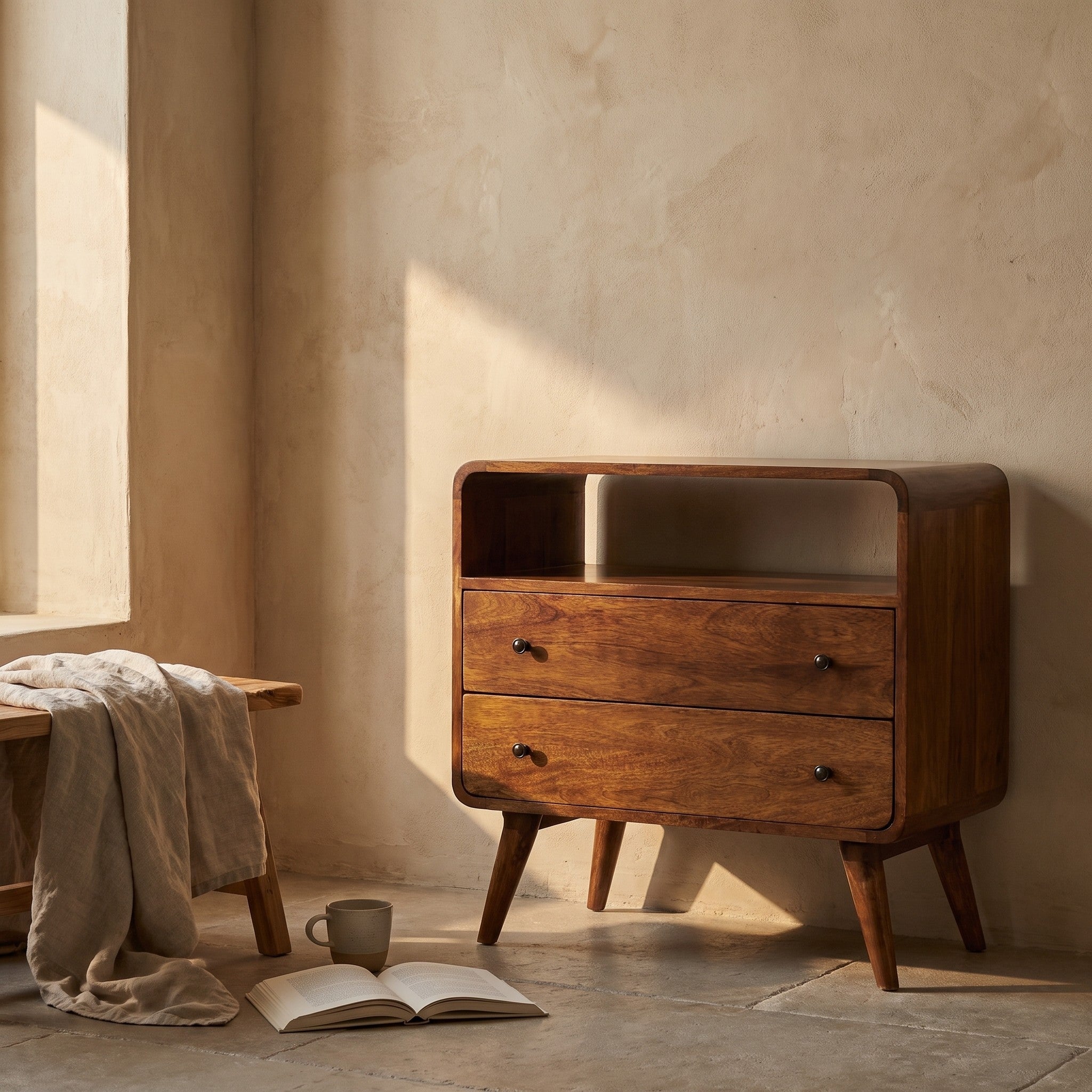Beate Curved Chest of Drawers