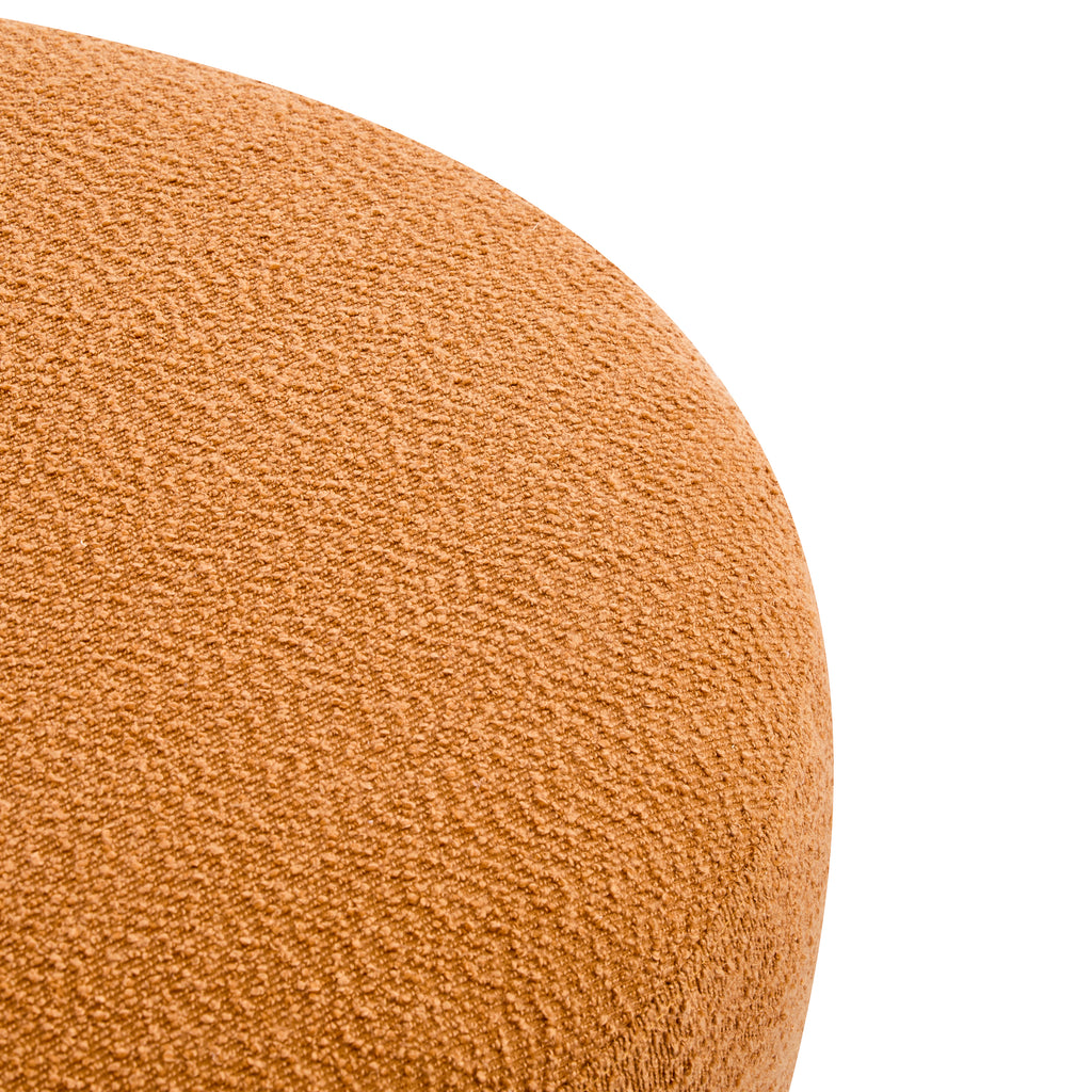 Rasmus Round Boucle Ottoman