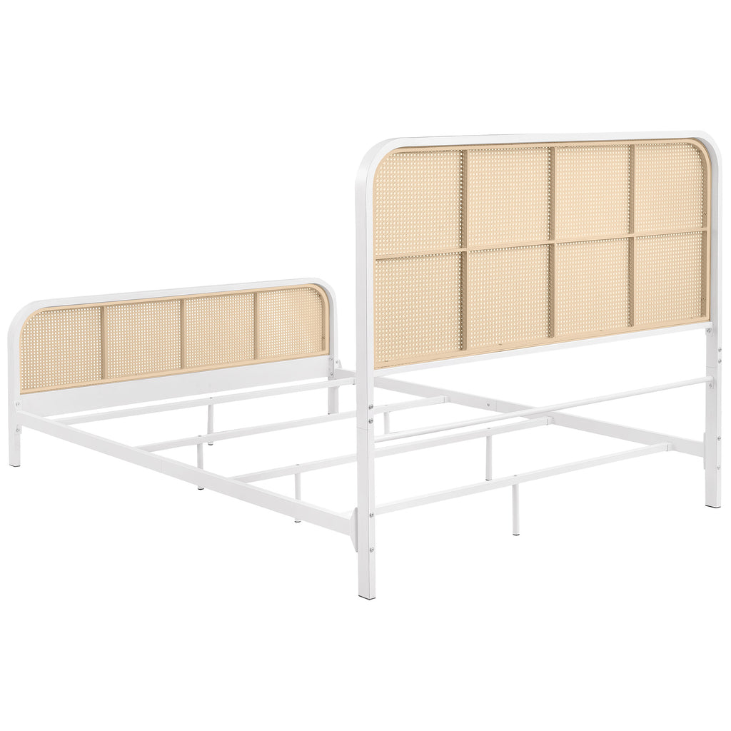 Halfdan Cane Queen Bed Frame