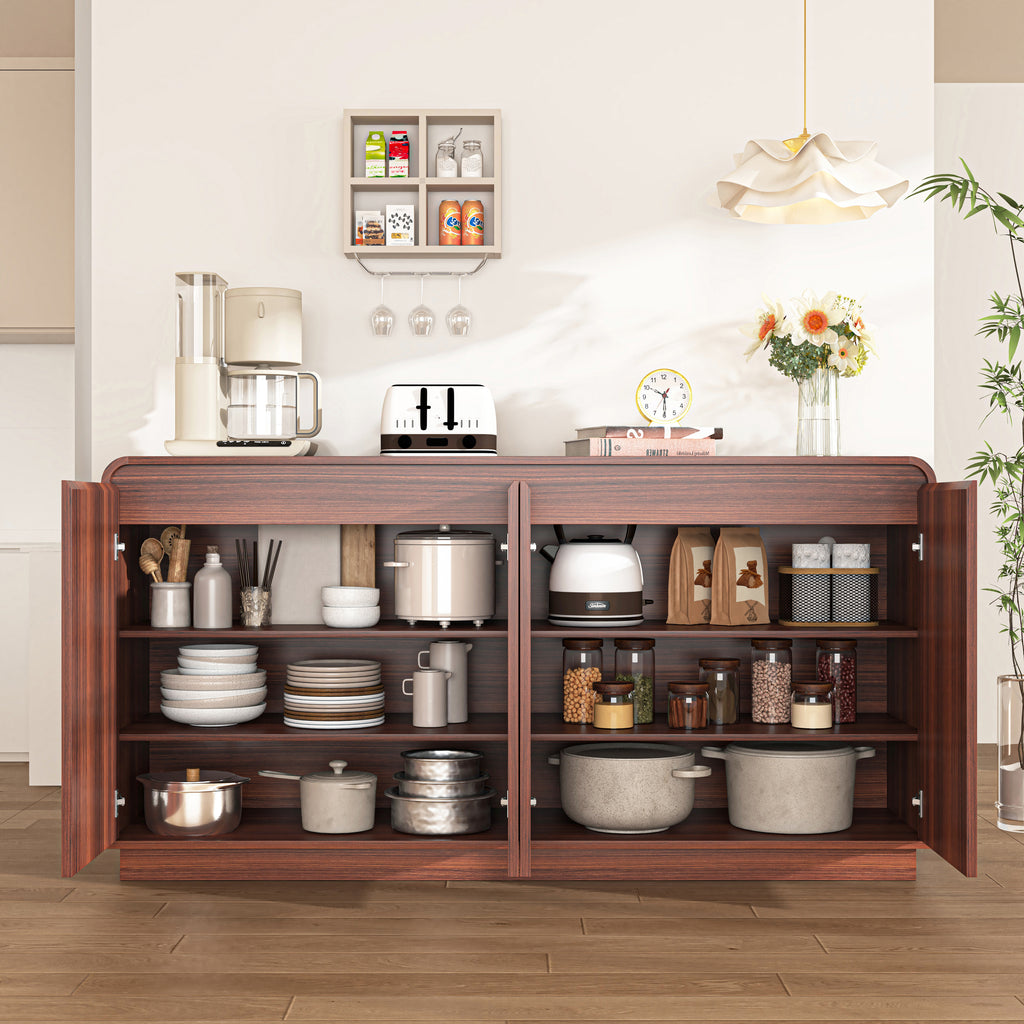 Hanne Fluted Walnut Sideboard