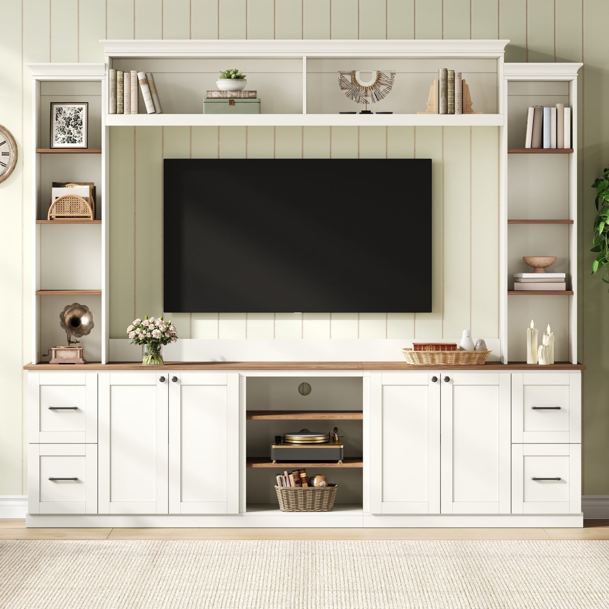 Kari Walnut TV Stand