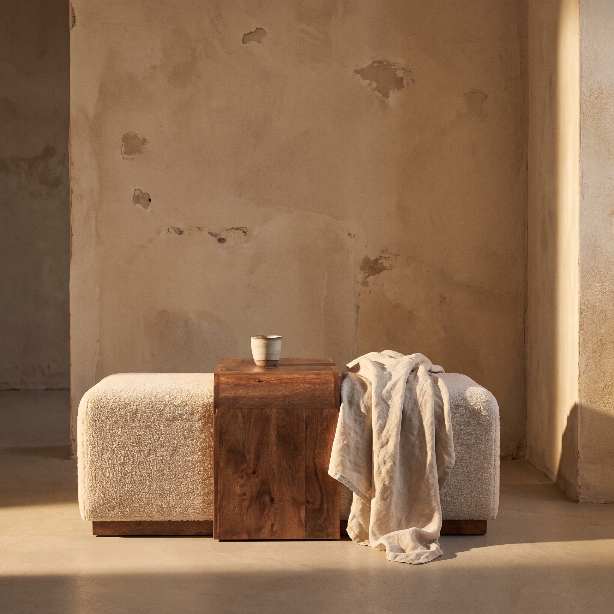 Alfr Solid Wood Bench