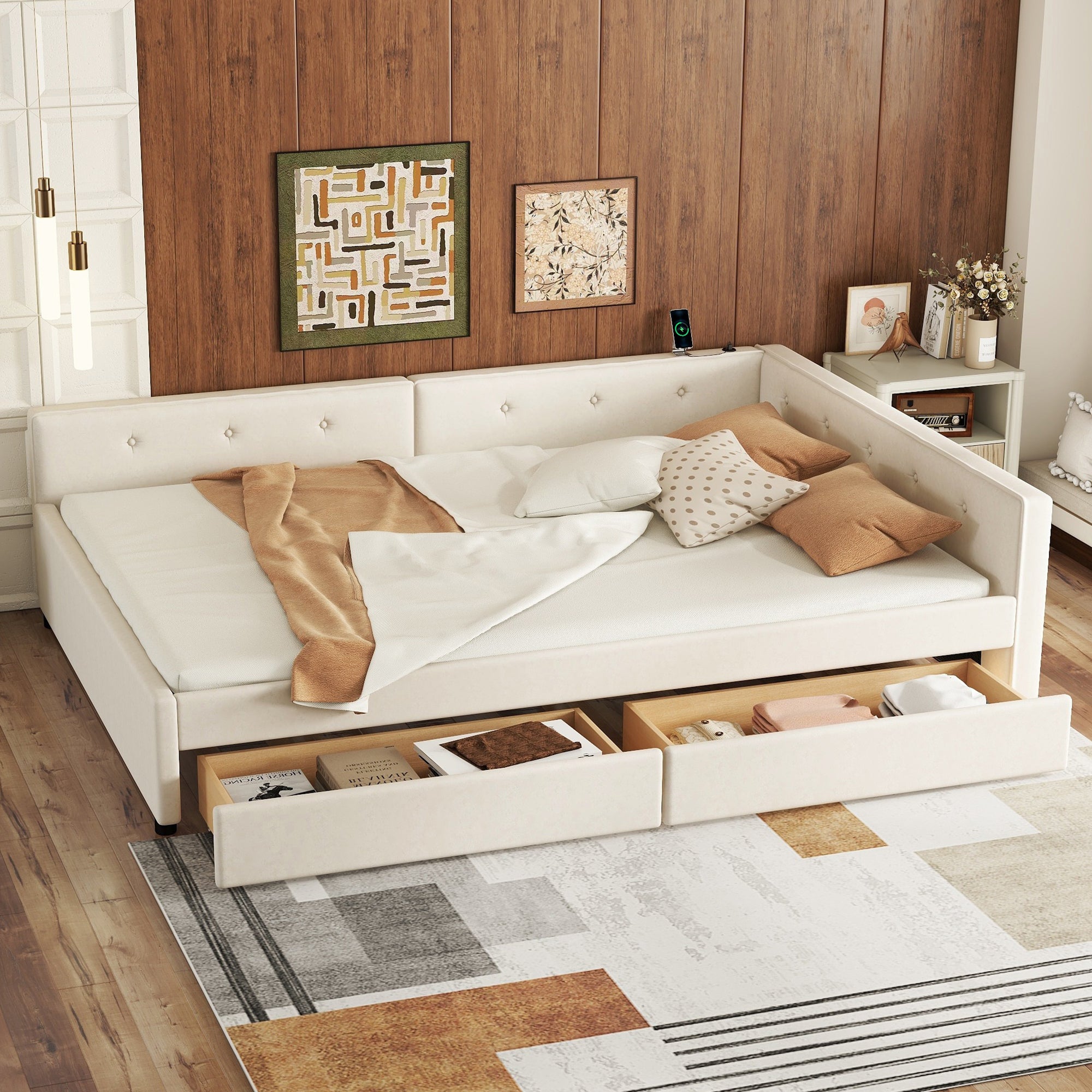 Ines Full Platform Bed Frame