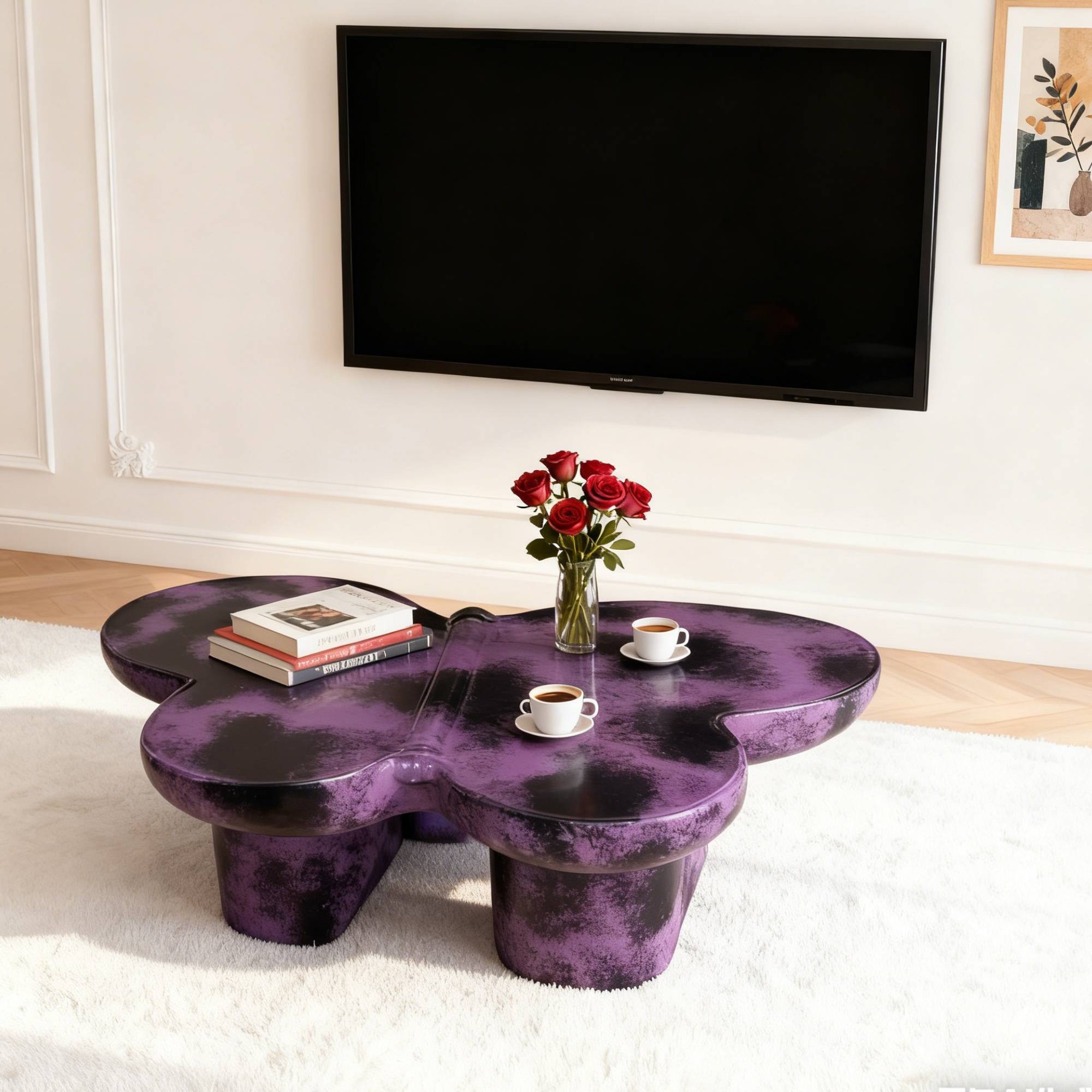 Viggo Travertine Coffee Table