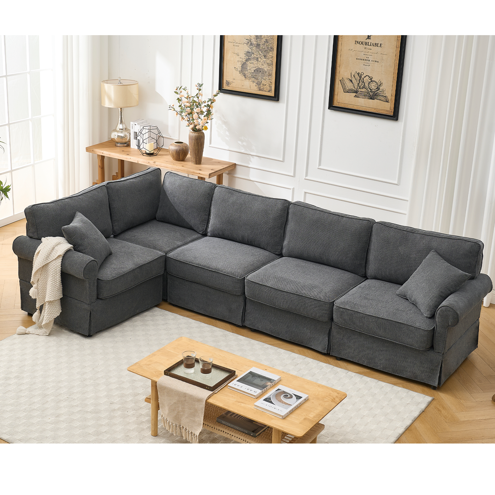 Pernille Linen Sofa
