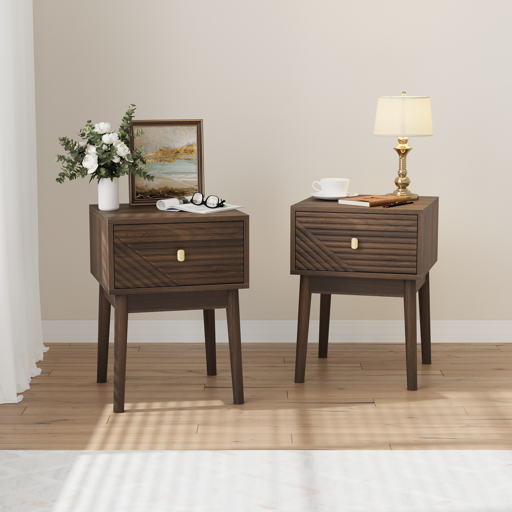 Calla Walnut Nightstand