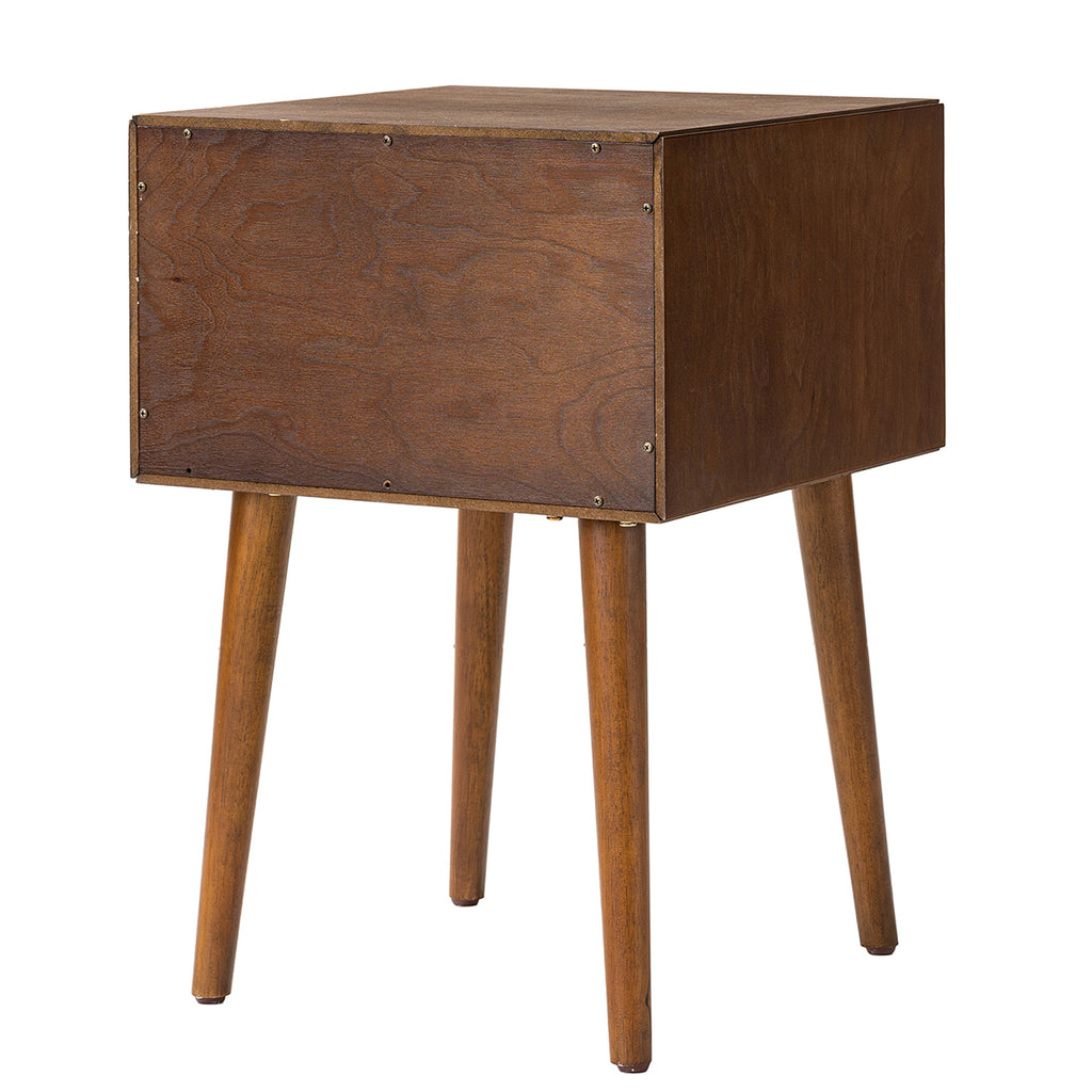 Dahl Storage Walnut Nightstand