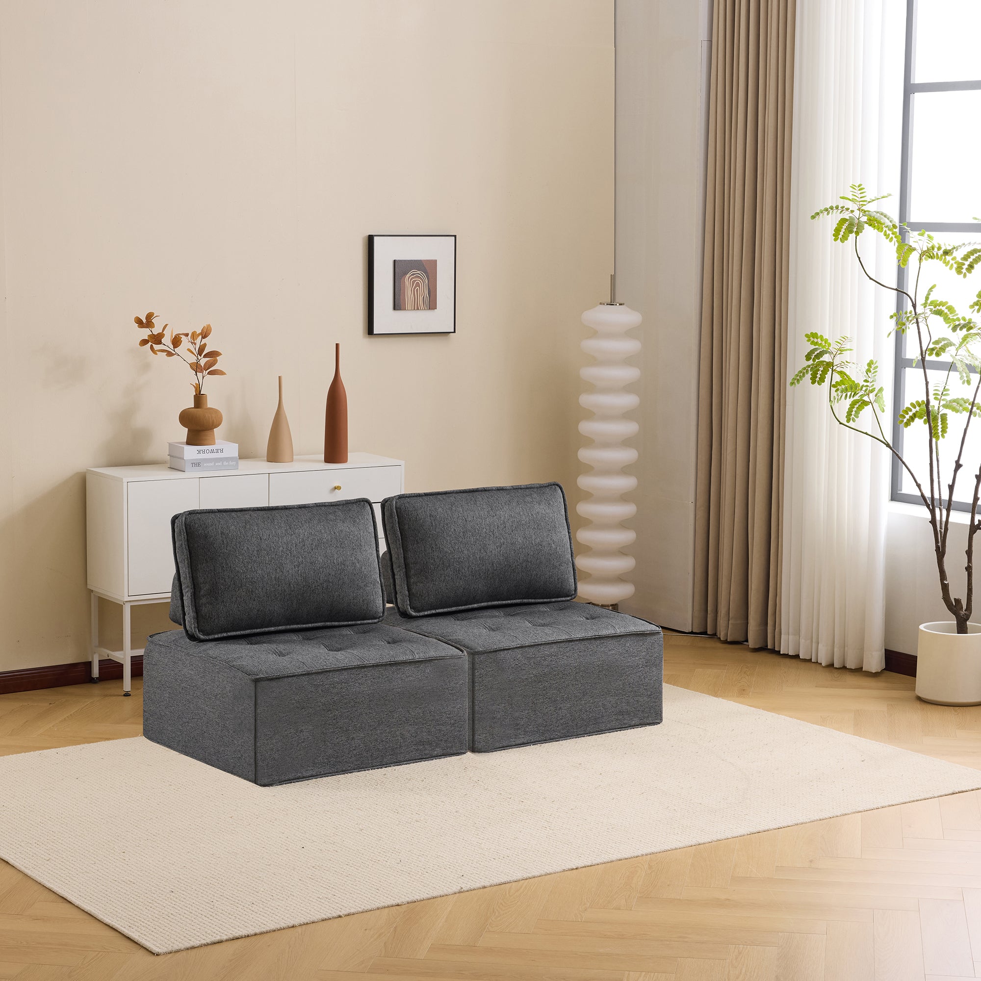 Ditte Linen Sofa