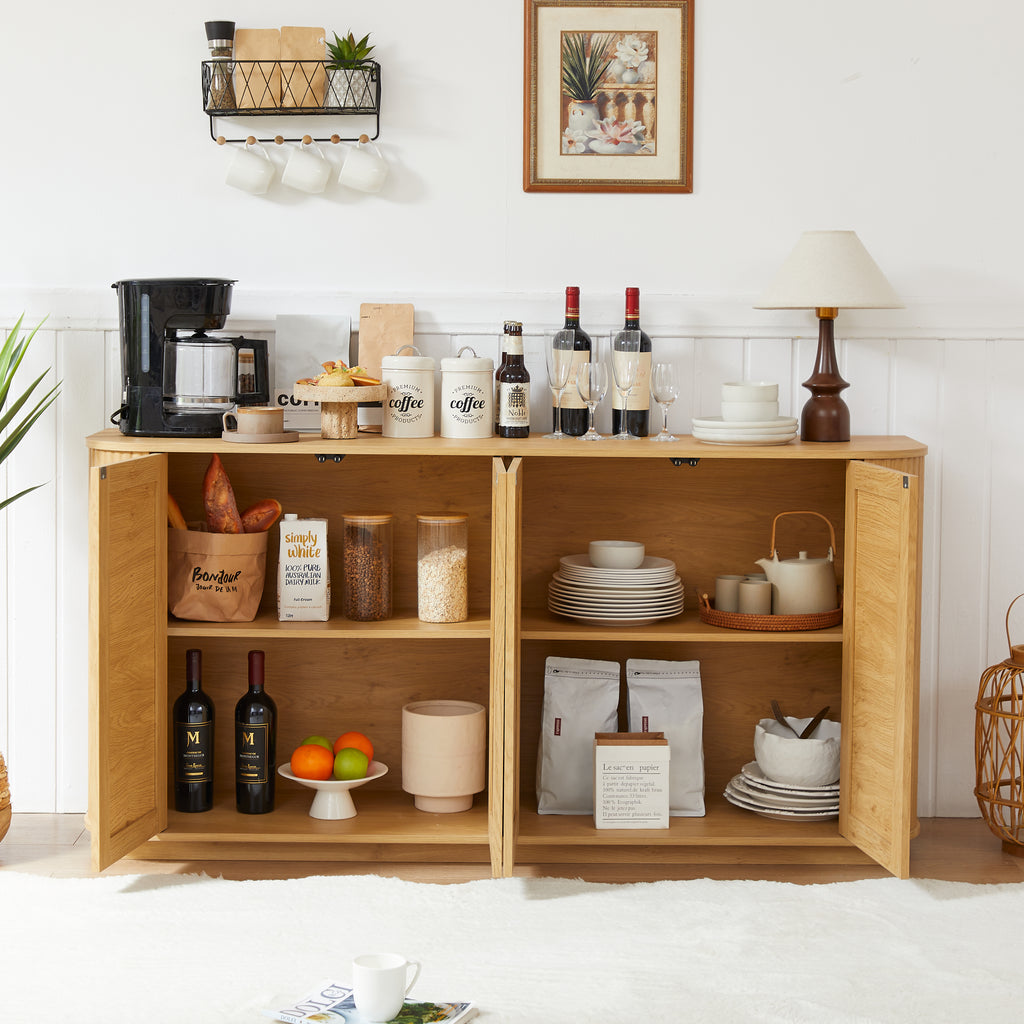 Leif Round Rattan Cabinet