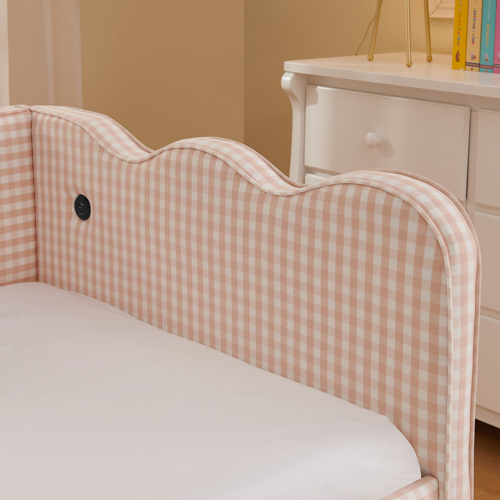 Hege Linen Twin Bed Frame