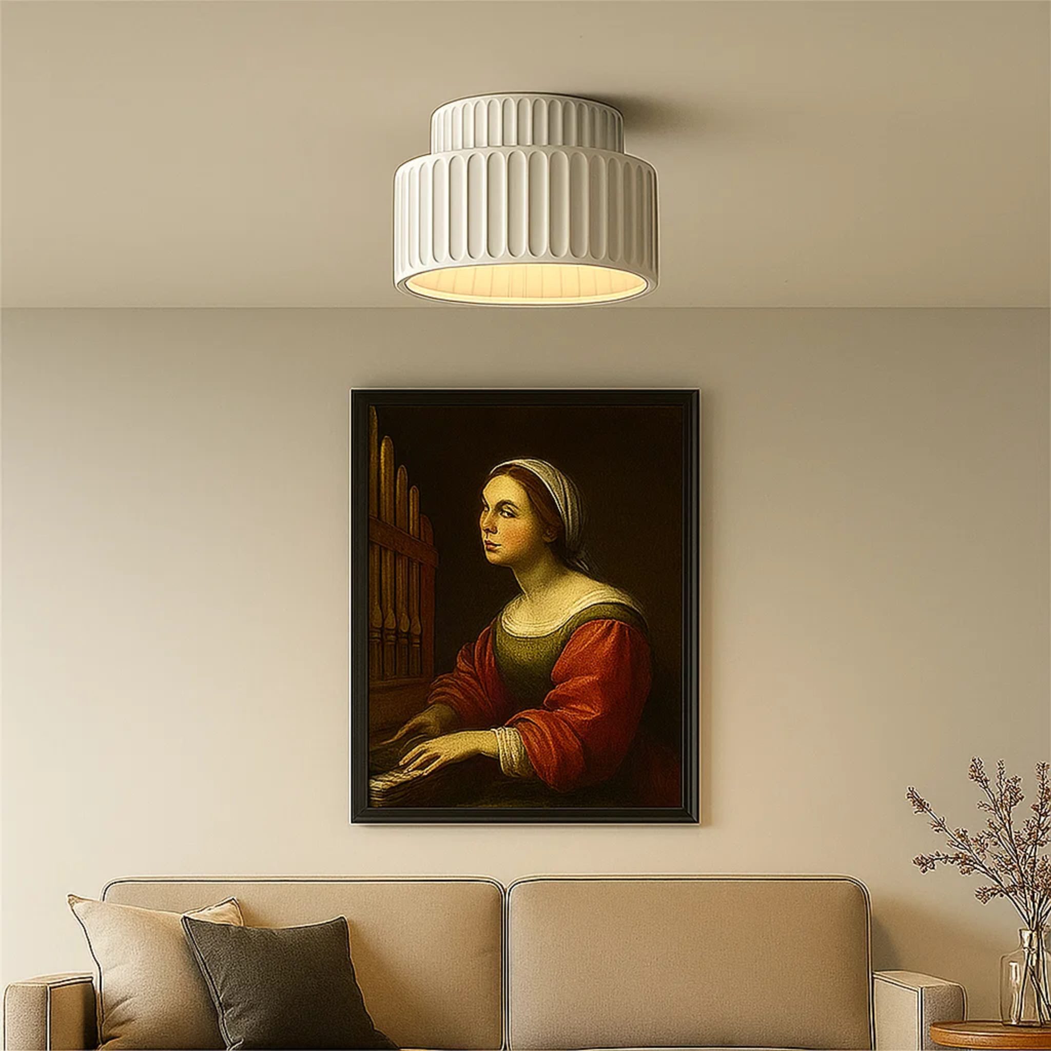 Moderne keramische plafondlamp