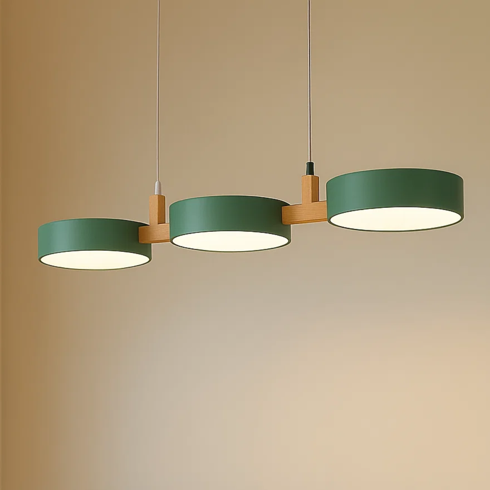 Scandinavische hanglamp met ronde bollen