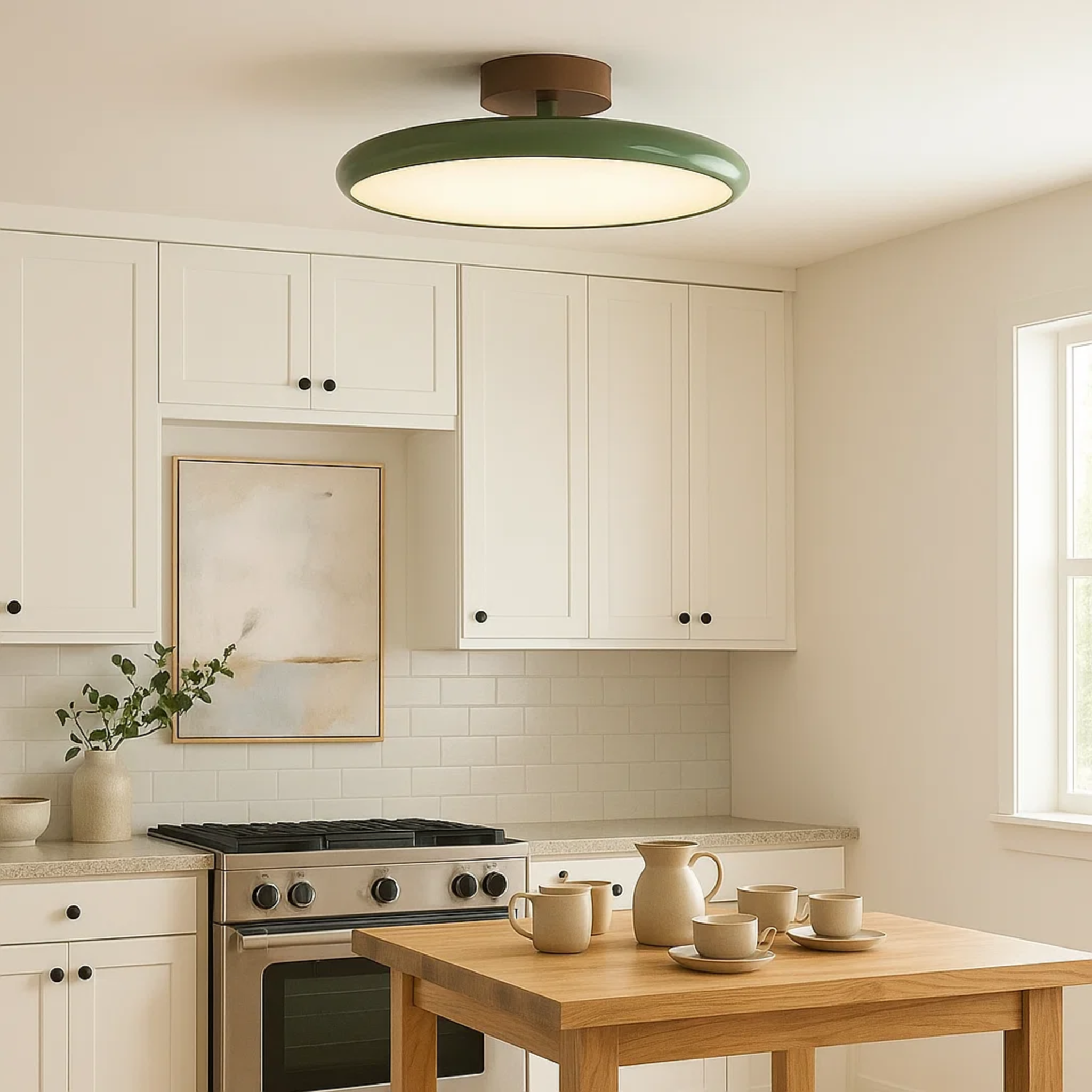 Minimalistische acryl drift plafondlamp