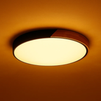 Nordic houten opbouw-plafondlamp