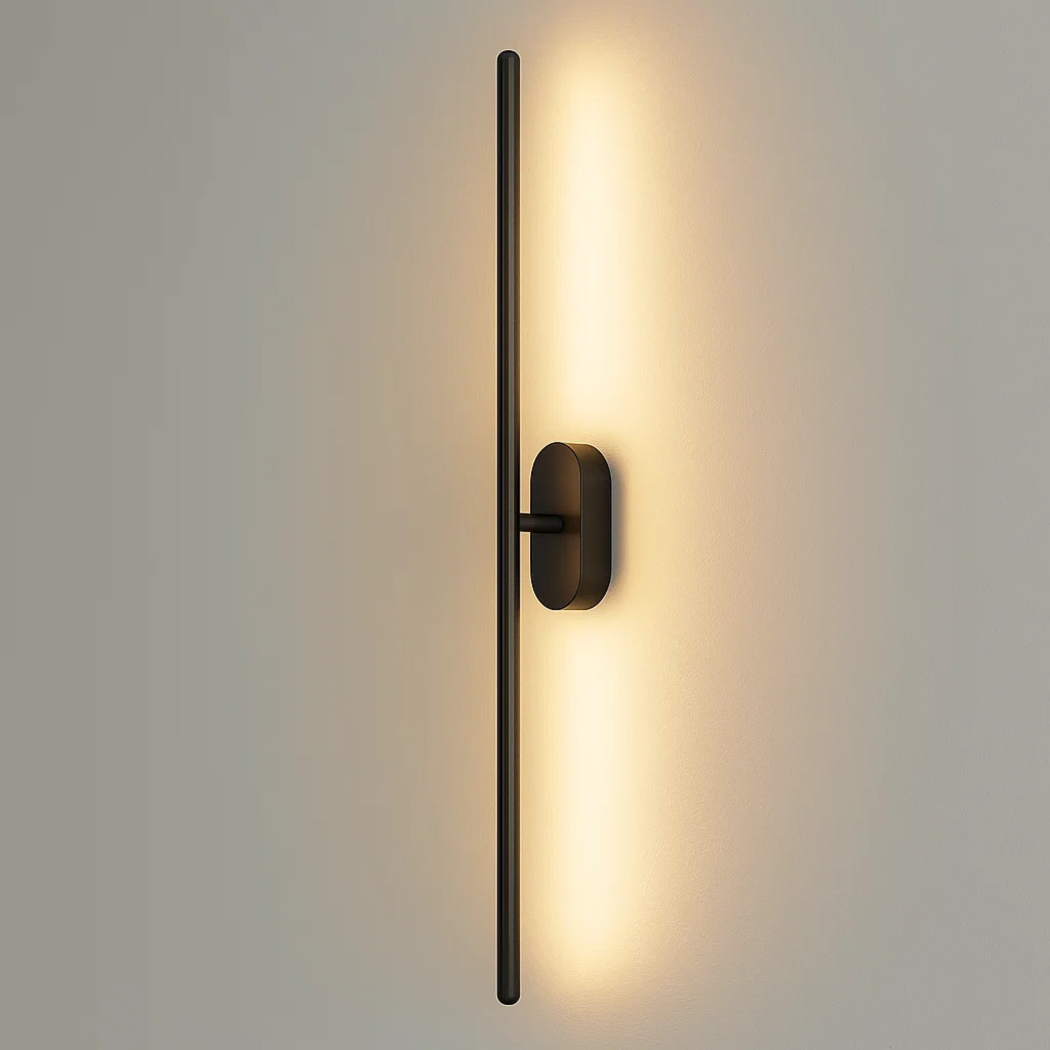 Moderne minimalistische lineaire strip wandlamp