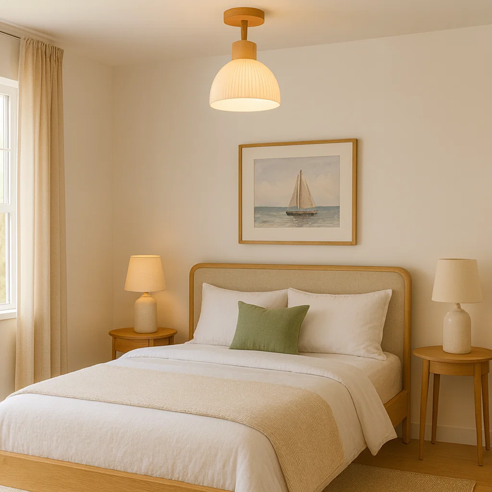 Plafonnier Mid-Century pour une ambiance chaleureuse