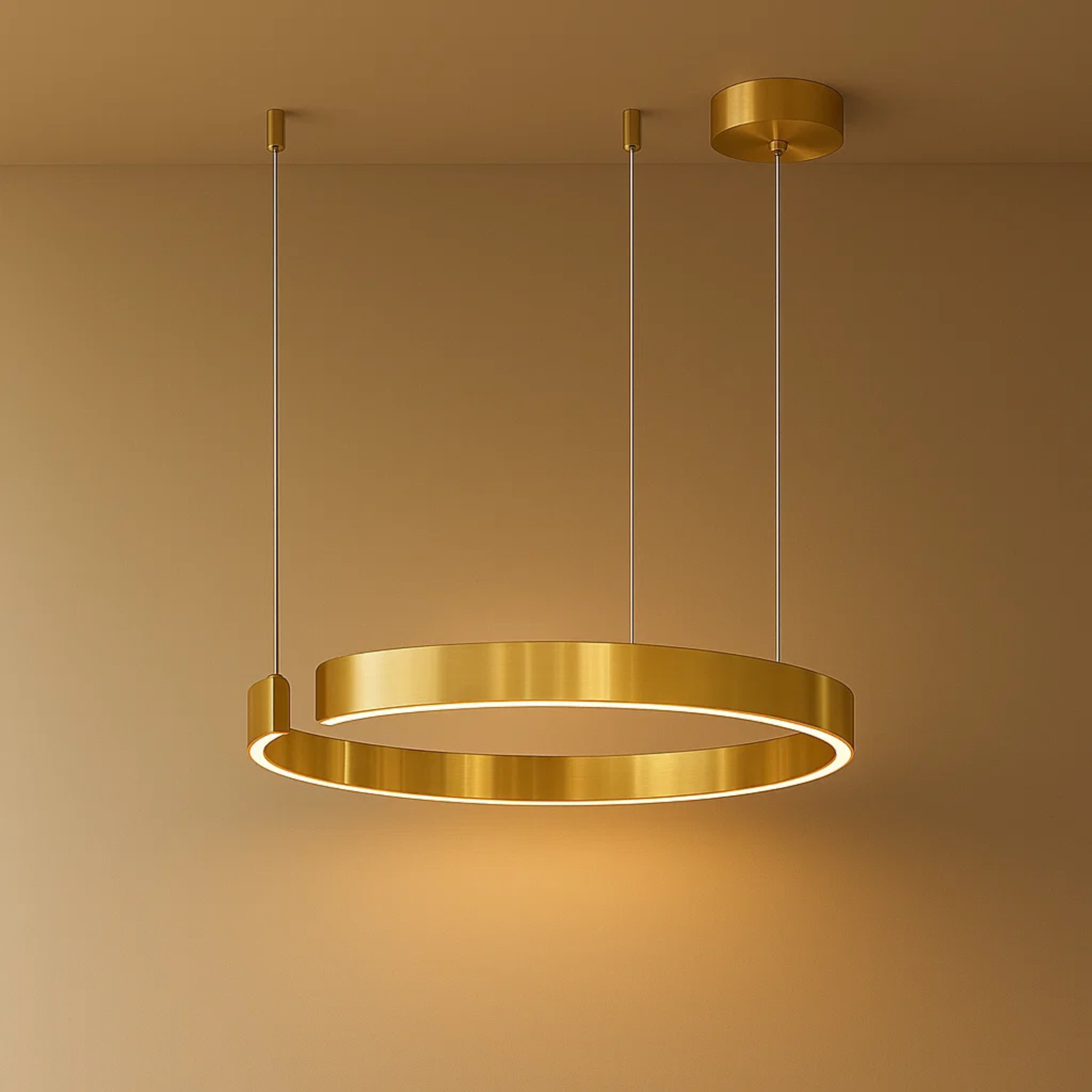 Moderne minimalistische ronde hanglamp