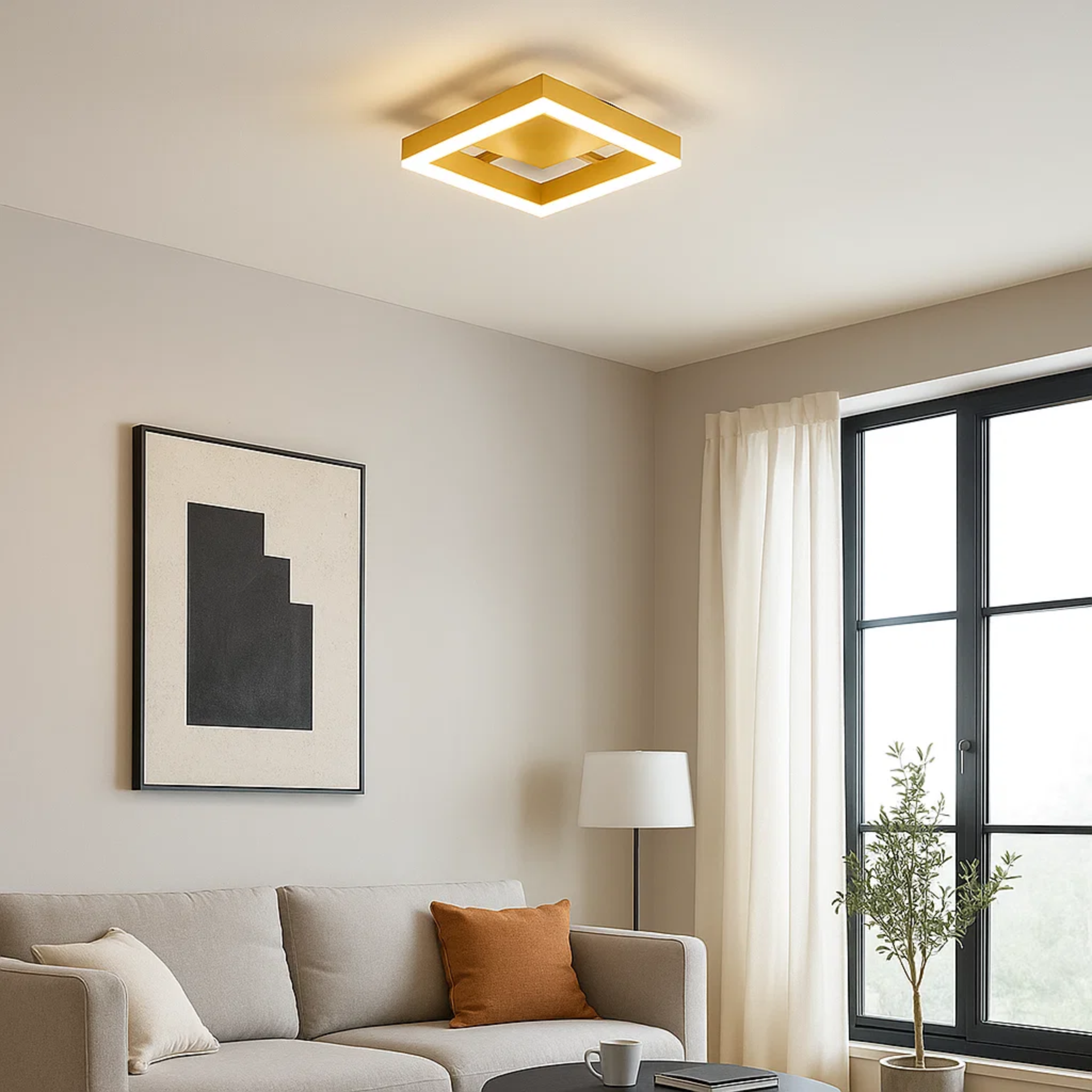 Moderne LED-plafondlamp