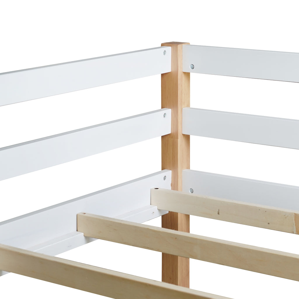 Veslemoy Solid Wood Twin Platform Bed Frame