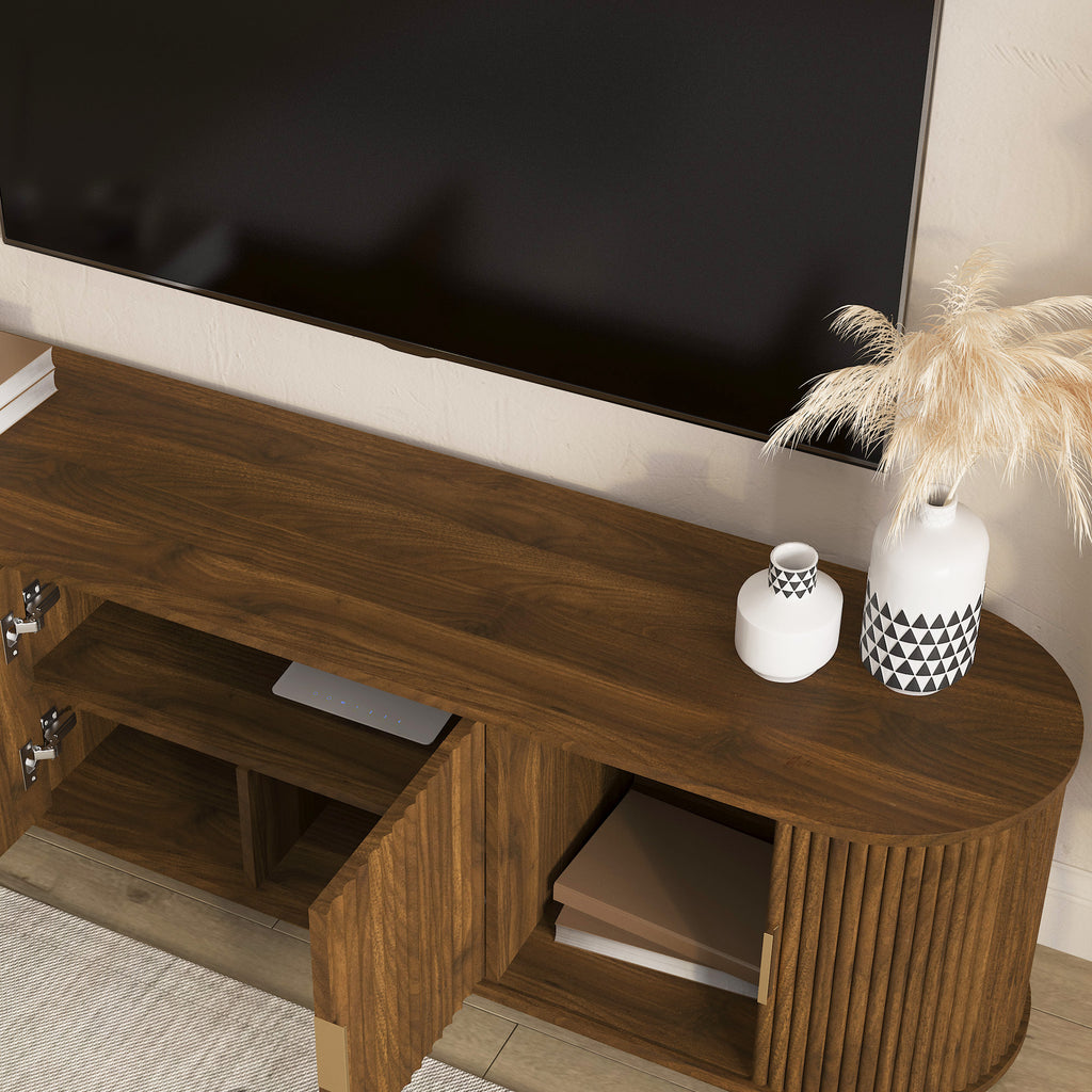 Runa Fluted TV Stand