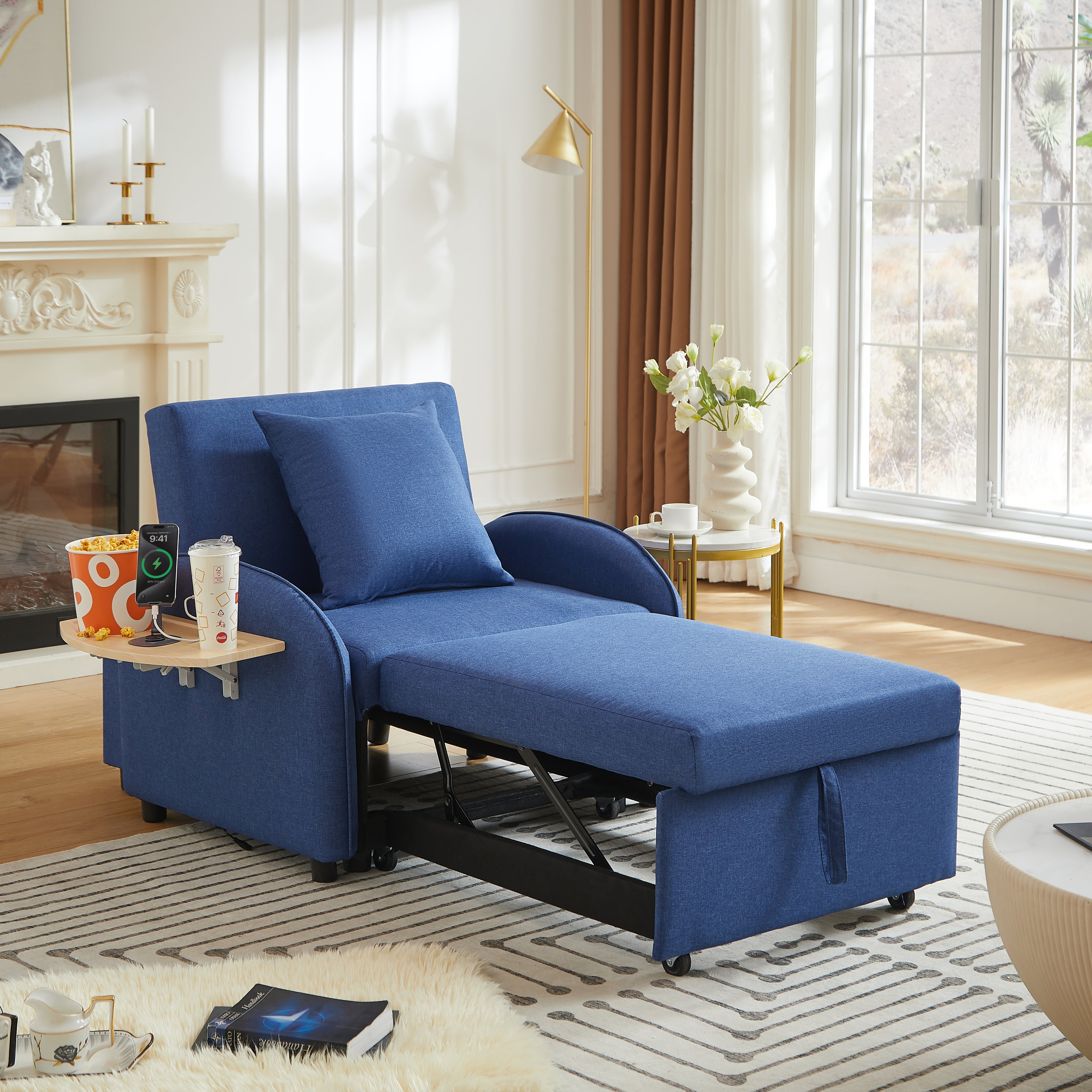 Janne Linen Sofa Bed