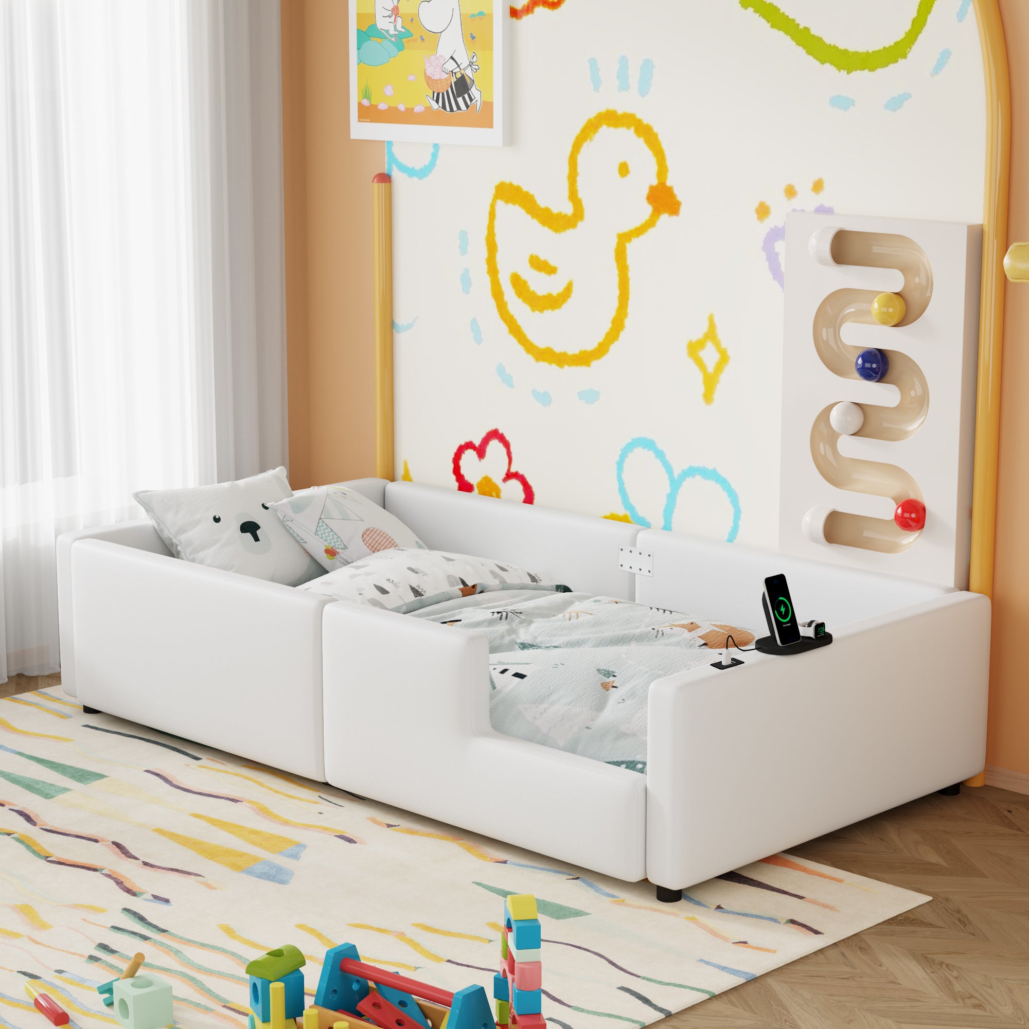 Vigga Twin Platform Bed Frame