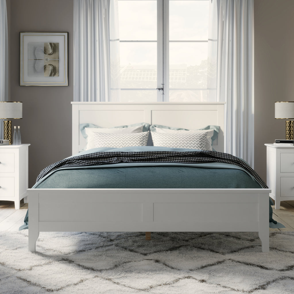 Cleo Solid Wood Full Platform Bed Frame