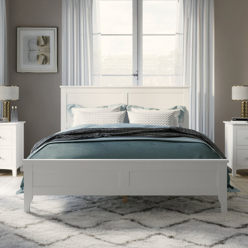 Cleo Solid Wood Full Platform Bed Frame