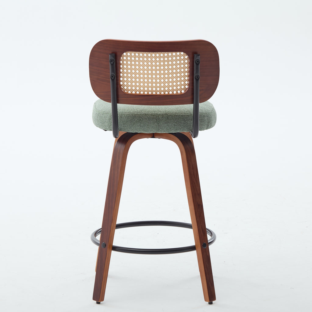 Paal Walnut Counter Stool (Set of 2)