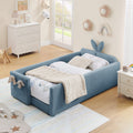 Lene Boucle Twin Platform Bed Frame