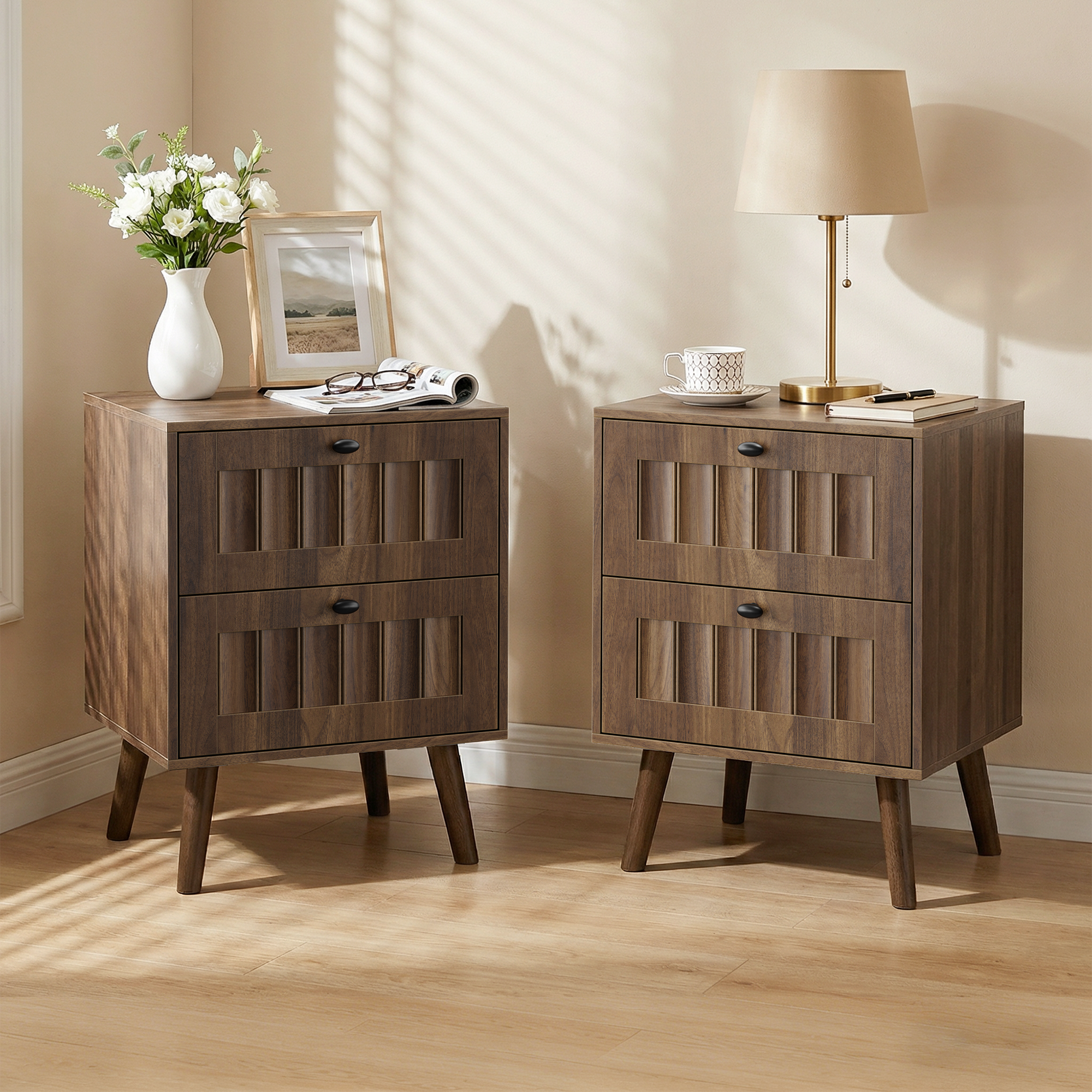 Viggo Walnut Nightstand