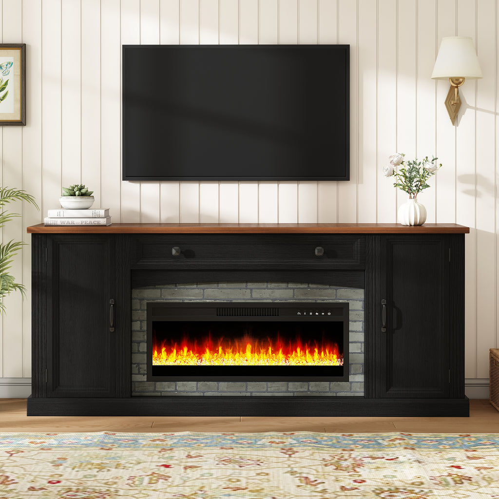 Eldrid Walnut TV Stand