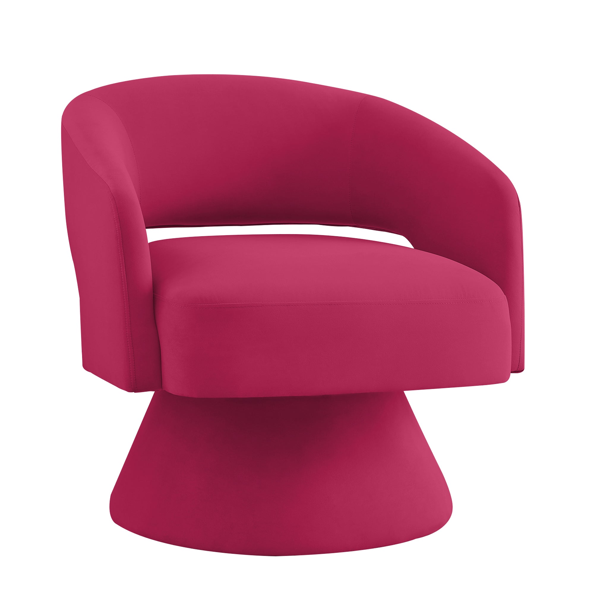 Frida Barrel Velvet Accent Chair