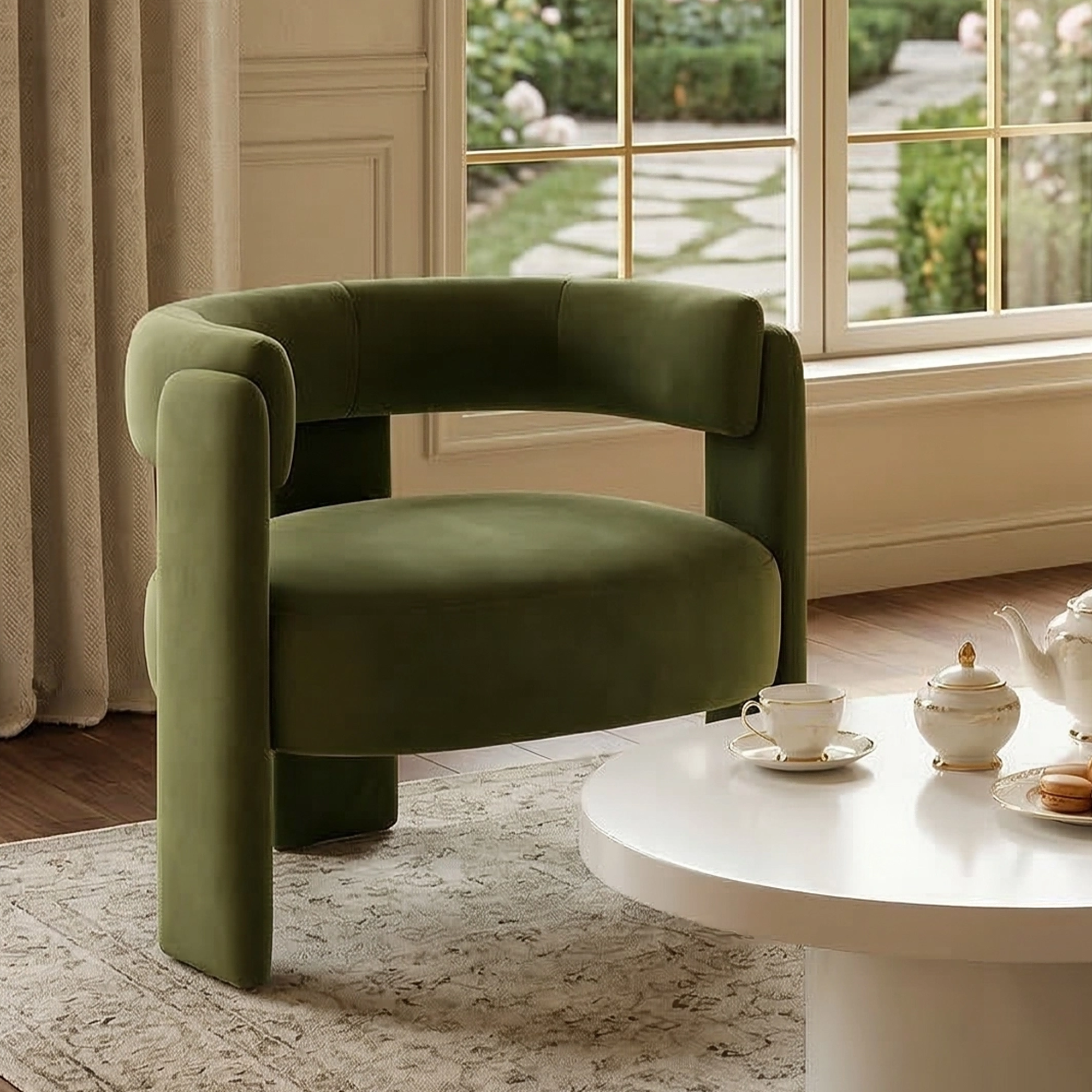 Hakon Velvet Accent Chair