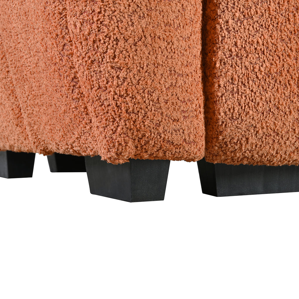 Ilva Boucle Sectional Sofa